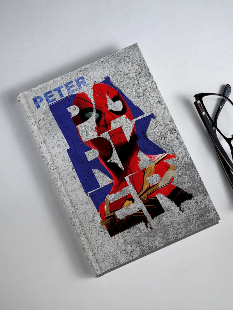 Spiderman Peter Parker Grunge Hardbound Diary
