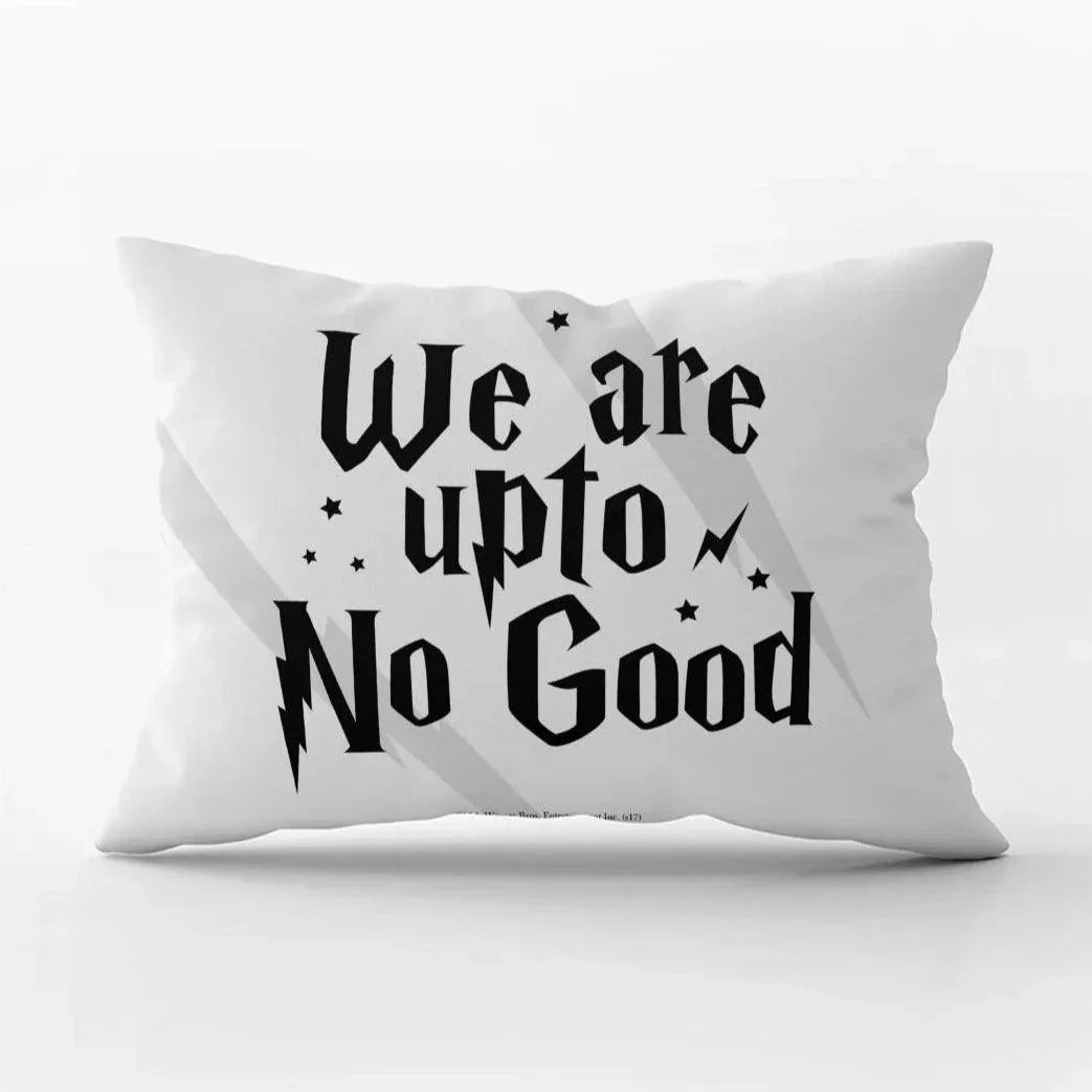 Harry Potter We're Upto No Good Rectangle Pillow - ThePeppyStore