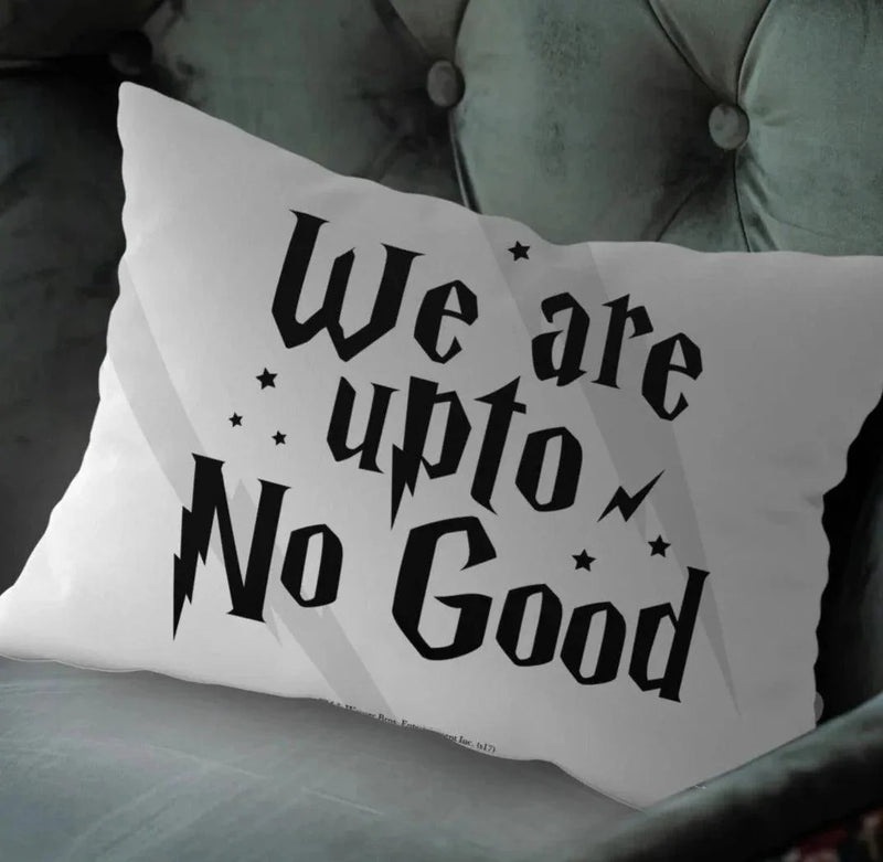 Harry Potter We're Upto No Good Rectangle Pillow
