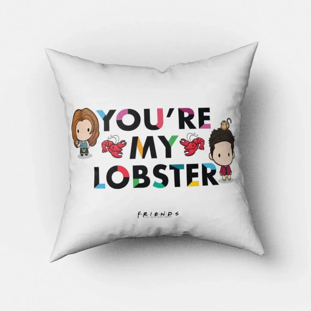 Friends You're My Lobster Square Pillow