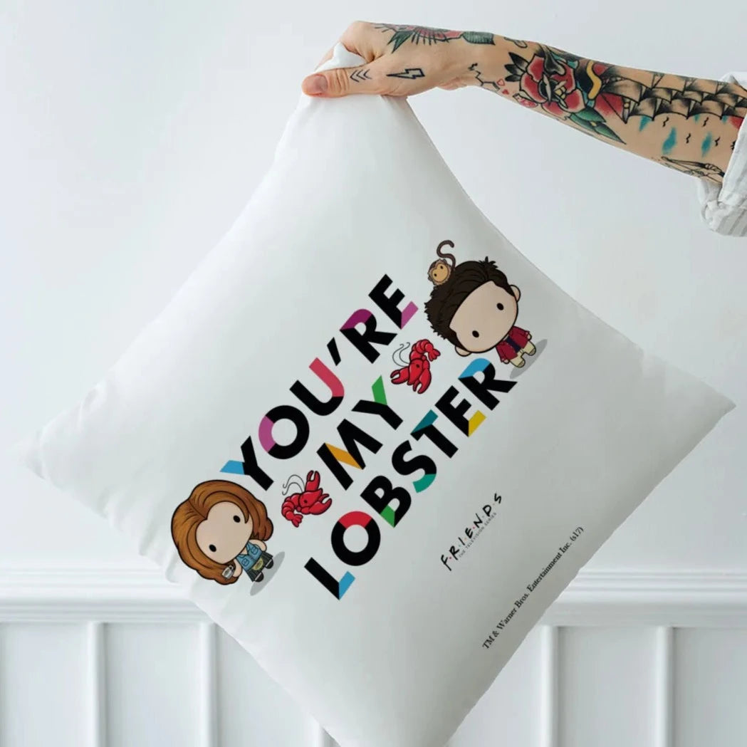 Friends You're My Lobster Square Pillow