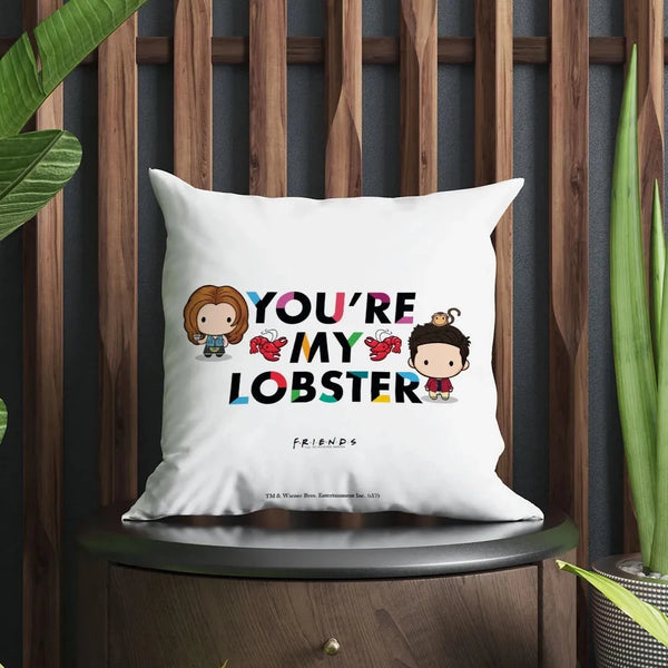 Friends You're My Lobster Square Pillow