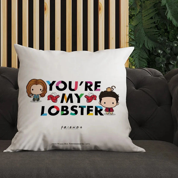 Friends You're My Lobster Square Pillow