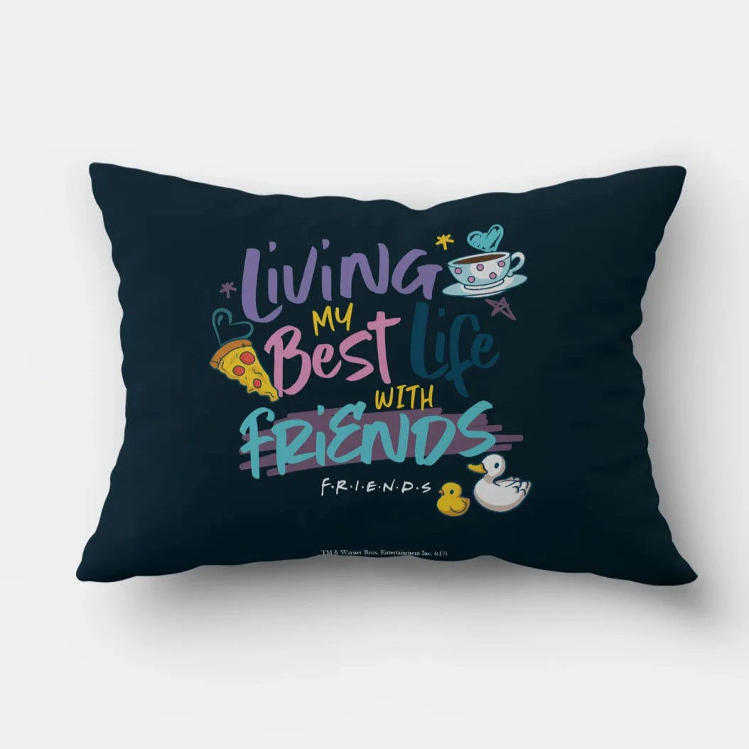 Best Life with Friends - Official Merch size 12*18 inches Rectangle Pillow