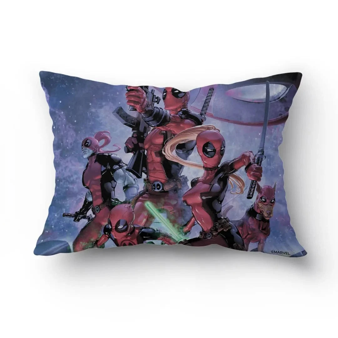 Deadpool Clan Rectangle Pillow