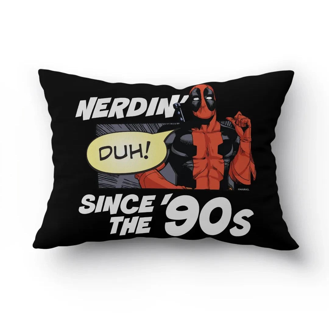 Deadpool Nerdin' Rectangle Pillow