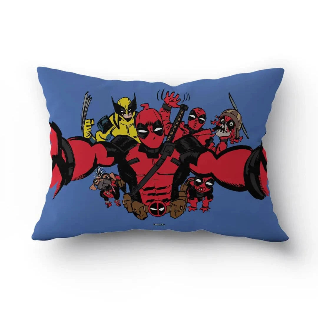 Deadpool Selfie Rectangle Pillow