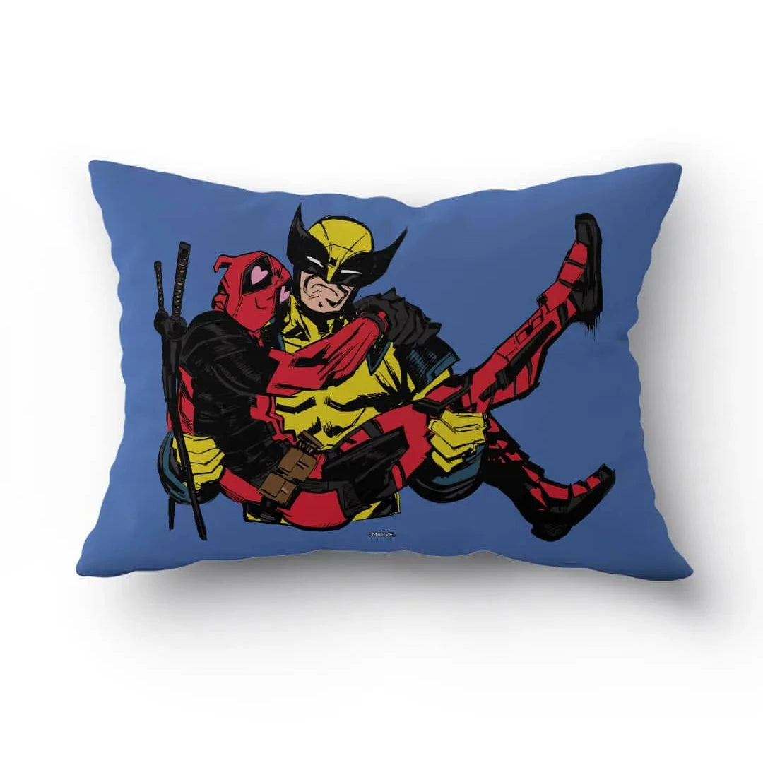 Deadpool And Wolverine Lovers Rectangle Pillow