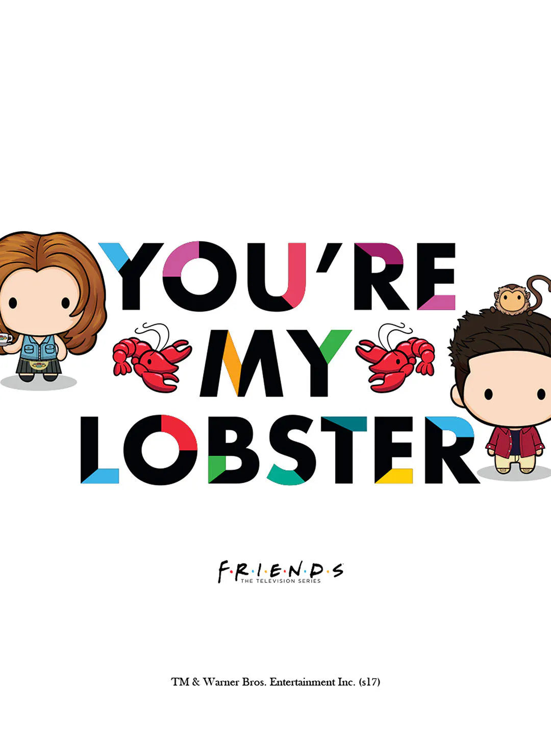 Friends You're My Lobster Rectangle Pillow