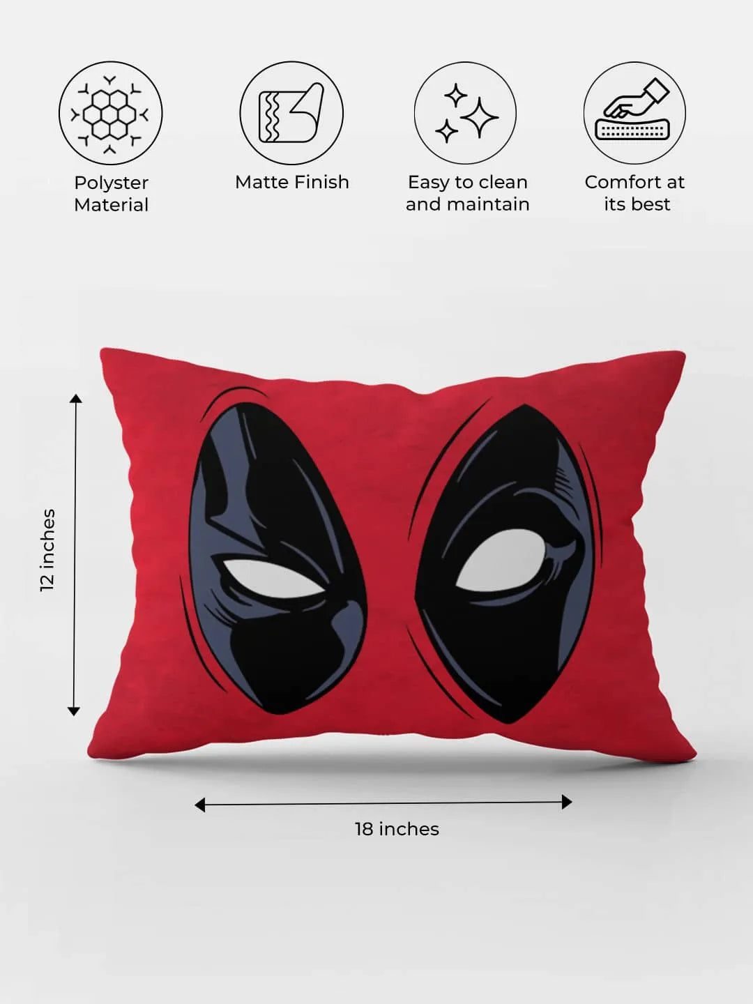 Deadpool Gaze Rectangle Pillow