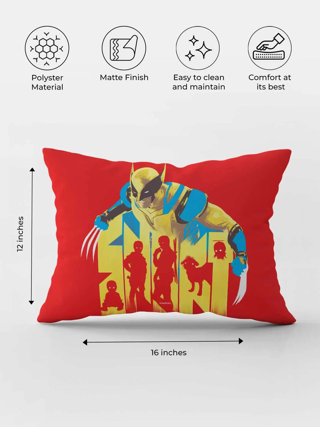 Wolverine Snikt Rectangle Pillow