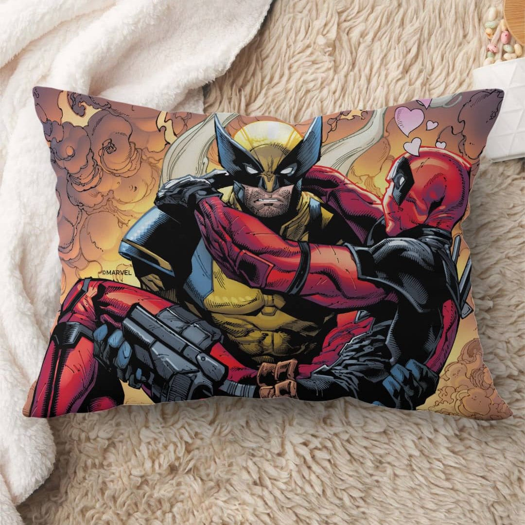 Deadpool And Wolverine Rectangle Pillow