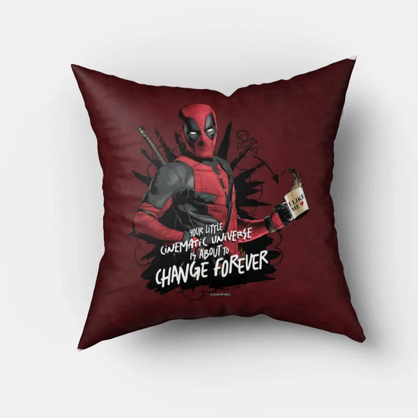 Deadpool Cinematic Universe Square Pillow