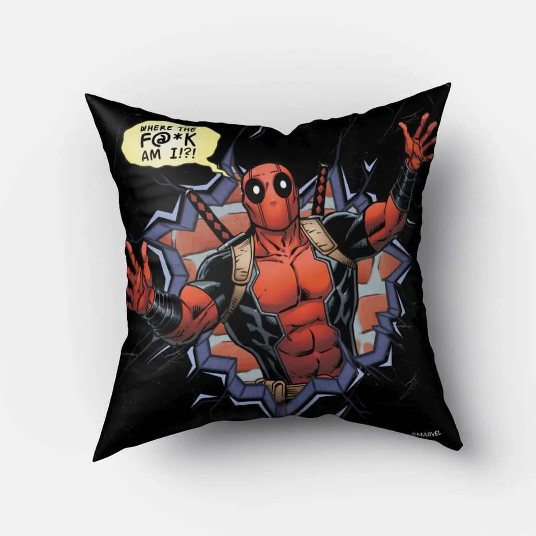 Deadpool Lost Square Pillow