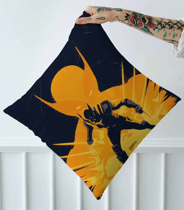 Wolverine Boom Square Pillow
