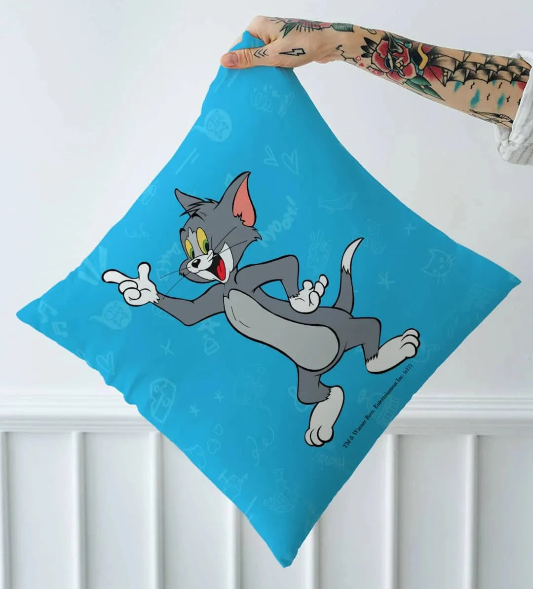 Playful Tom Square Pillow