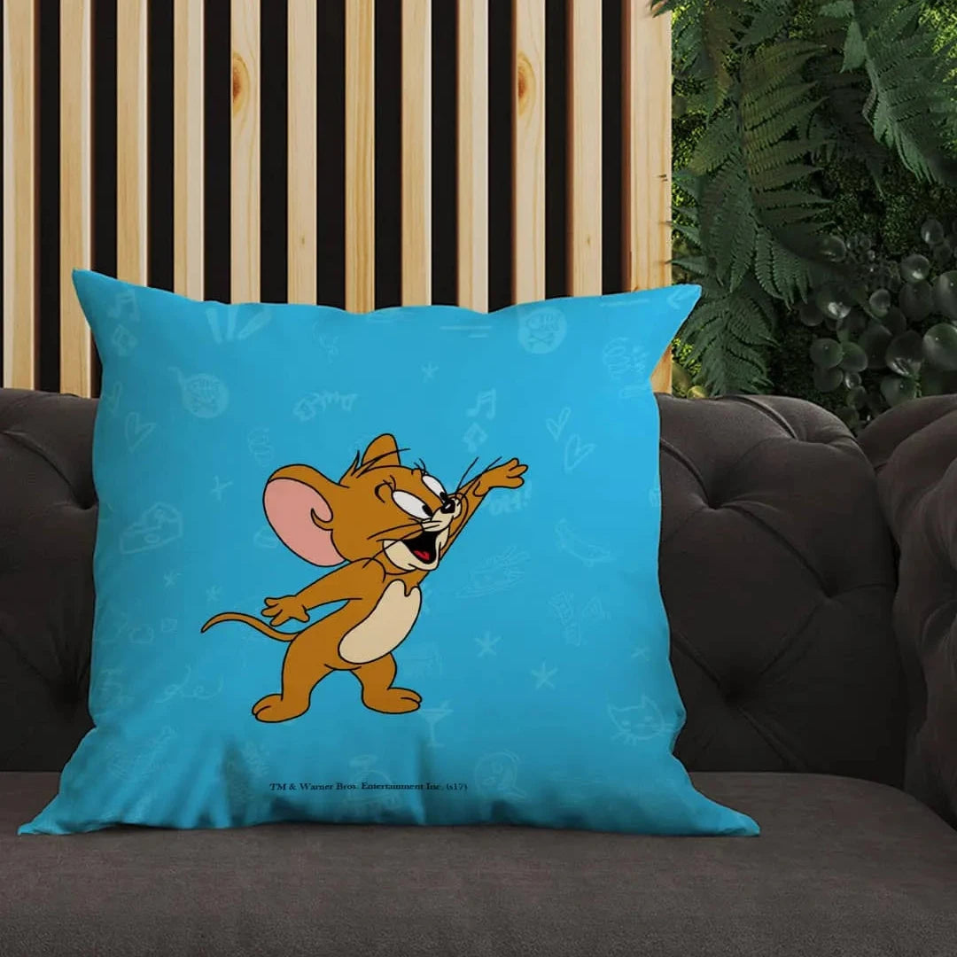 Playful Jerry Square Pillow