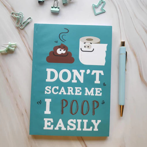 Don't Scare Me Softcover Notebook