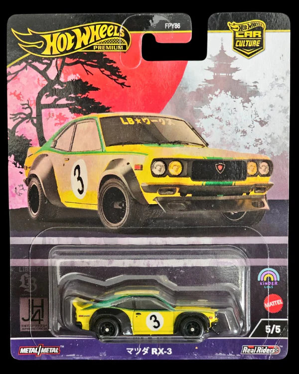 Hot Wheels Premium Japan Historics 4 - FPY86 5/5 - Mazda RX-3 Vehicles Exclusive Collection - No Cod Allowed On this Product - Prepaid Orders Only