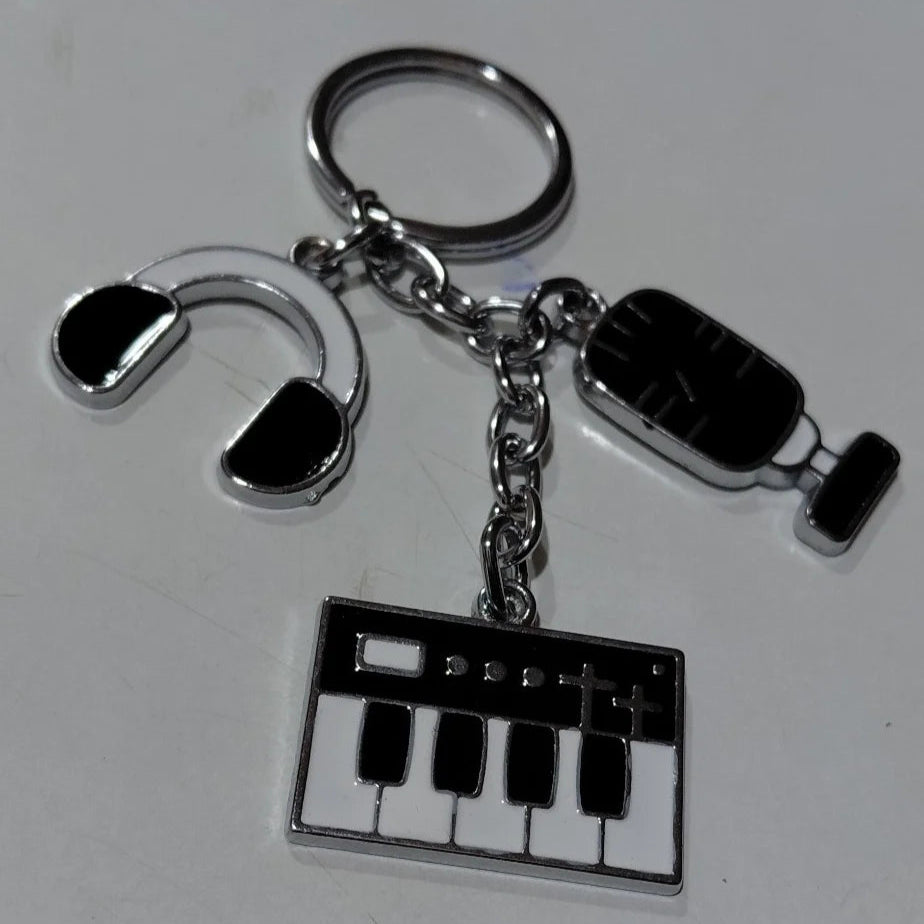 Music Lover Metal Keychain