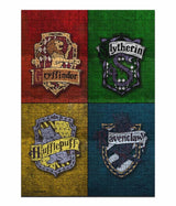 Harry Potter All Houses Cardboard Jigsaw Puzzle