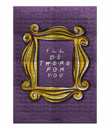Friends I'll Be There For You Purple Door Frame Cardboard Jigsaw Puzzle