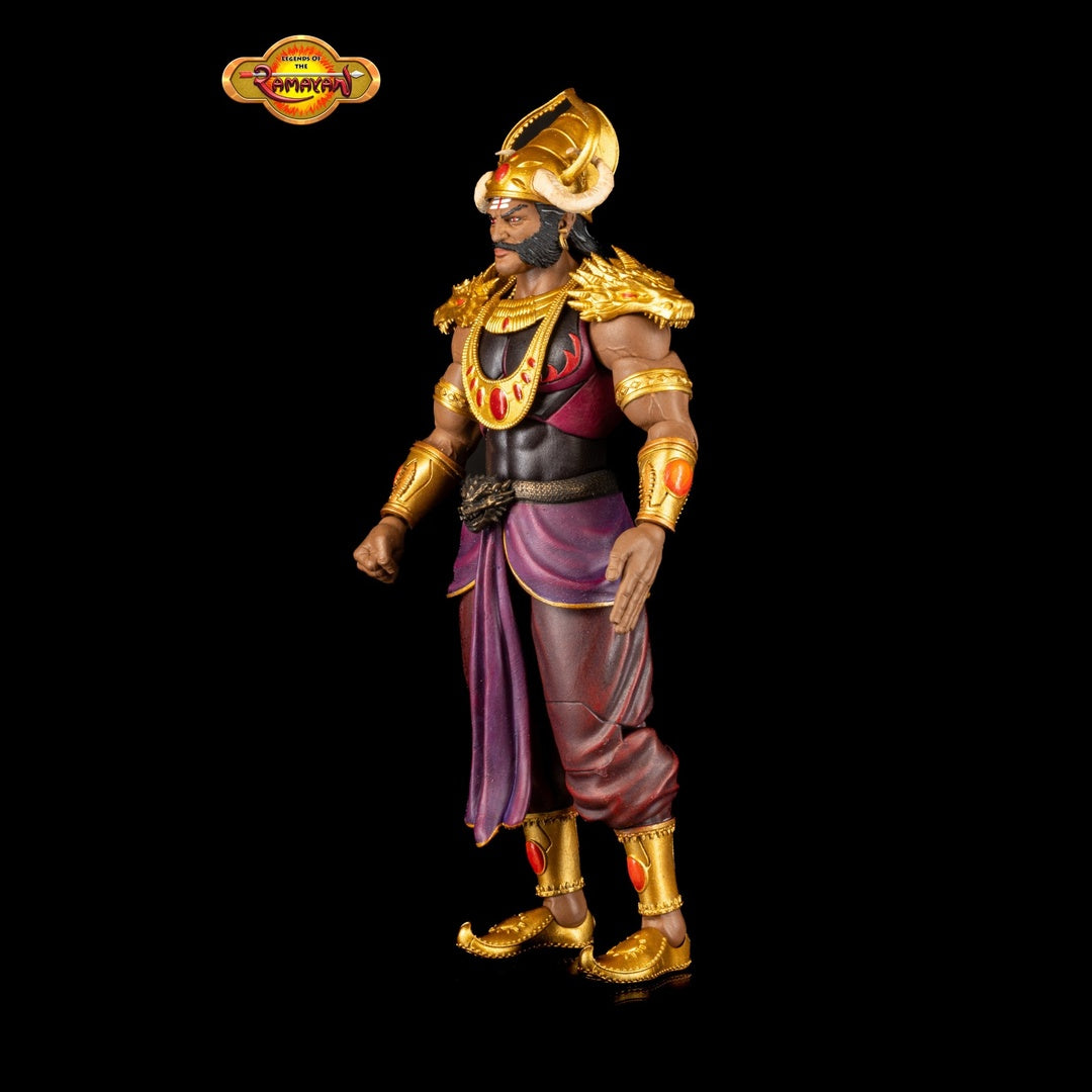 Legends of the Ramayana Ravana Action Figure - Side Angle View