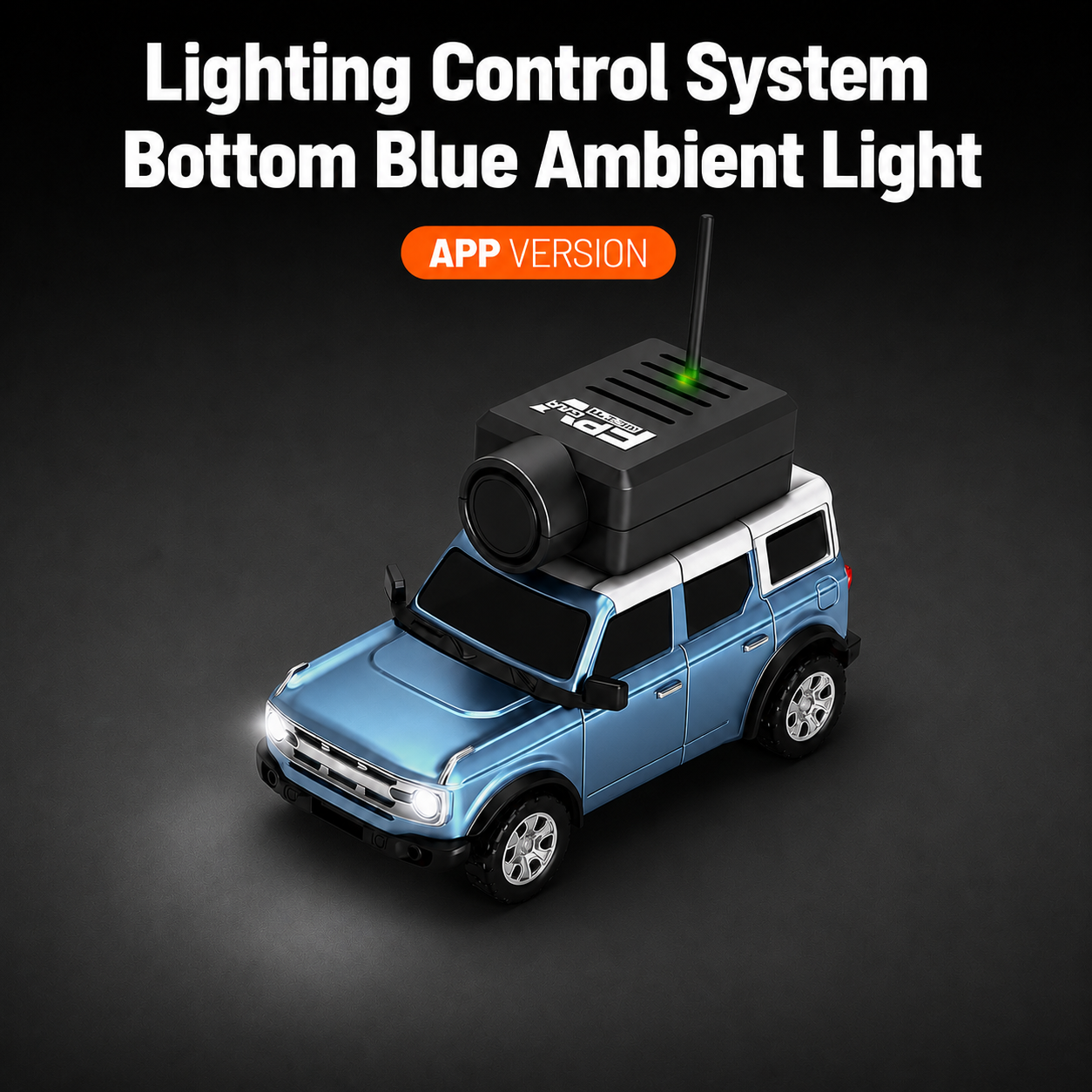 WL Mini FPV Remote Control Car with HD Camera, 2.4G RC SUV Drift Car with LED Headlights, 3-Speed Modes & Real-Time Driving Experience for Kids & Adults