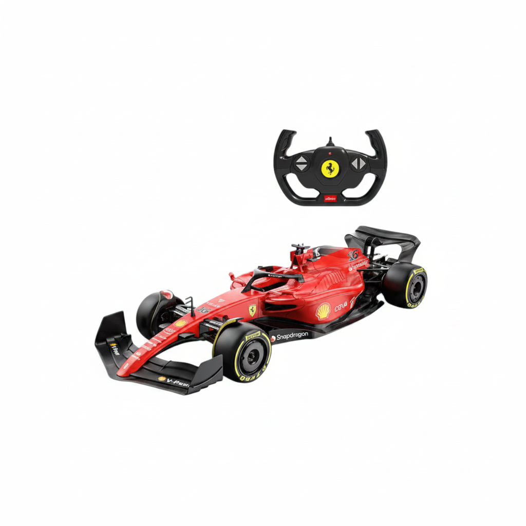 Rastar Official Licensed Ferrari F1-75 Formula 1 RC Car 1:12 Scale Remote Control Racing Car Charles Leclerc Number 16
