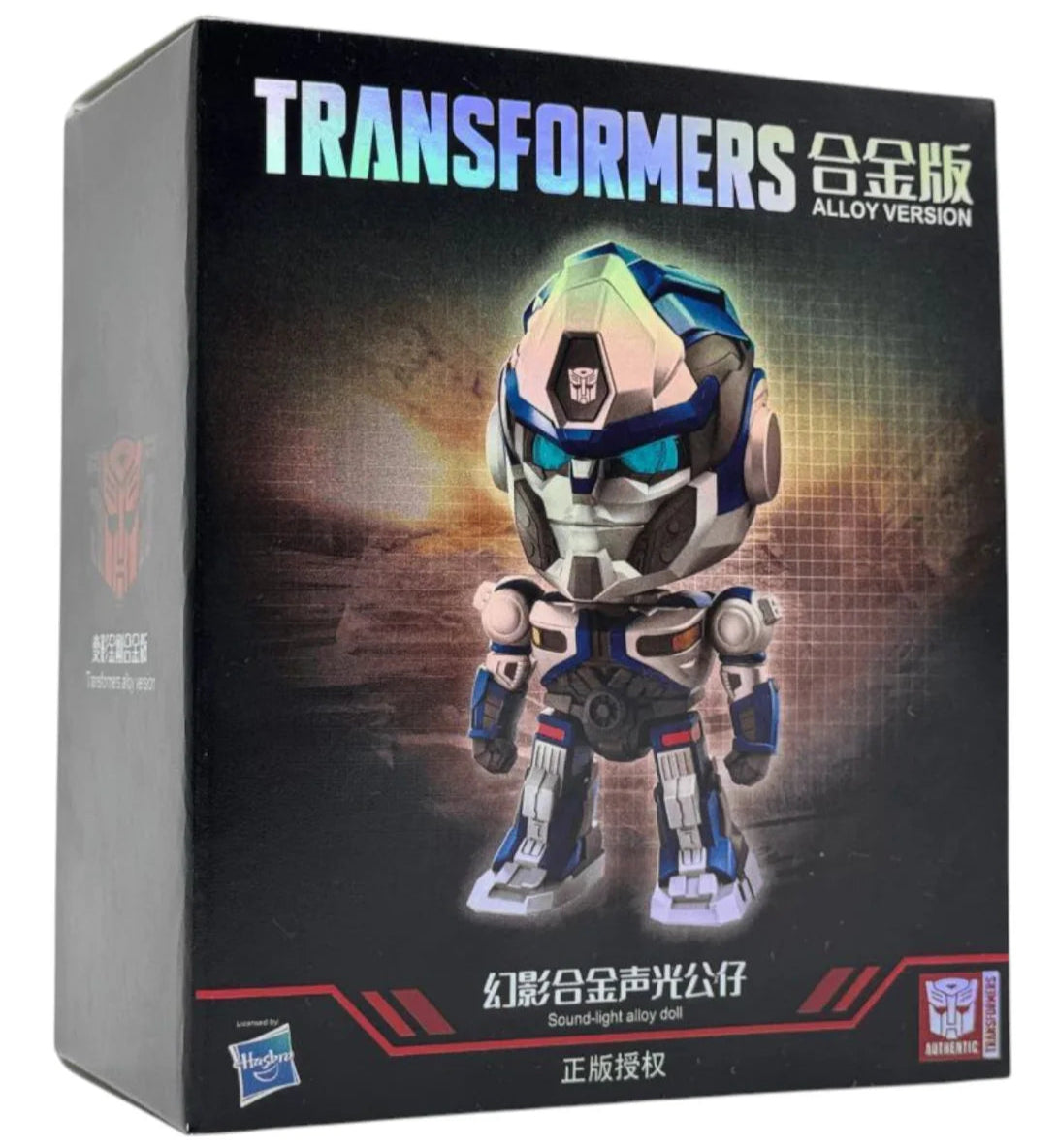 Hasbro Official Transformers Mirage Sound-Light Alloy Doll - Battery Operated