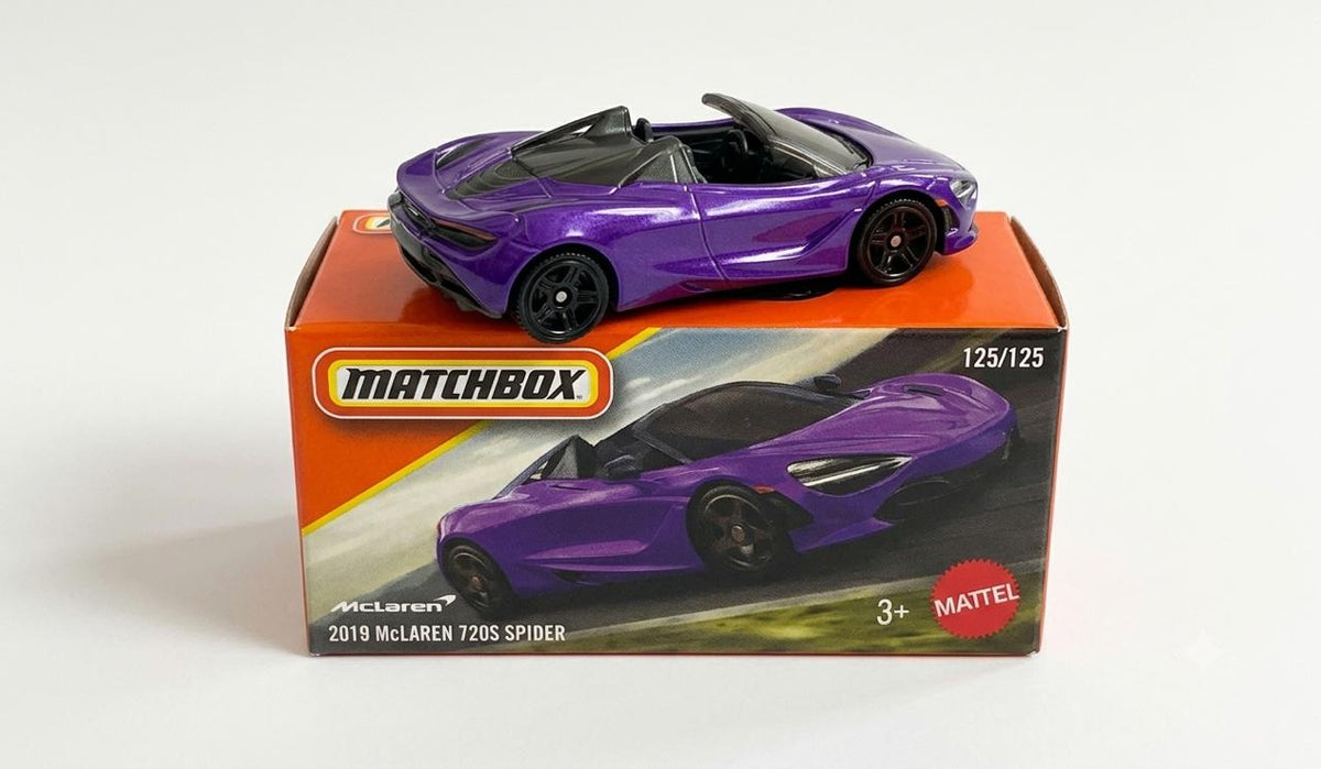 Matchbox Imported 2019 McLaren 720S Spider 1:64 Diecast Model Car