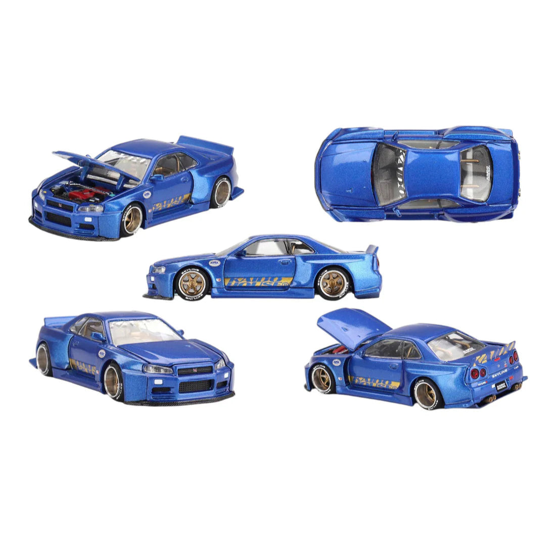 Kaido House x Mini GT - Nissan Skyline GT-R (R34) Kaido Works Shinjuku V2