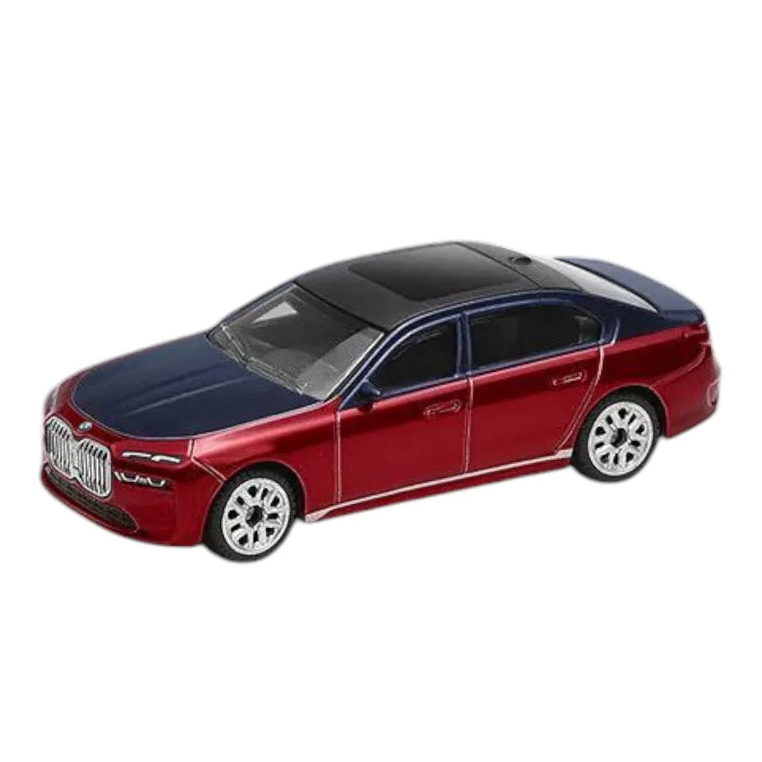 Scale 1 : 64 CCA BMW i7 - Red-Black Diecast Metal Model Car