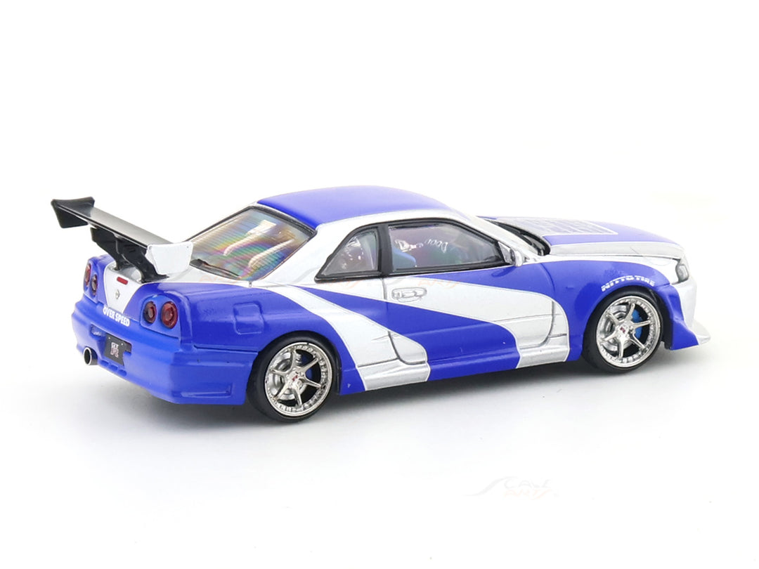 Focal Horizon GTR R34 Nissan Skyline 1:64 Diecast Model Car with Openable Hood Pre-Order ( Ships before 24th October)