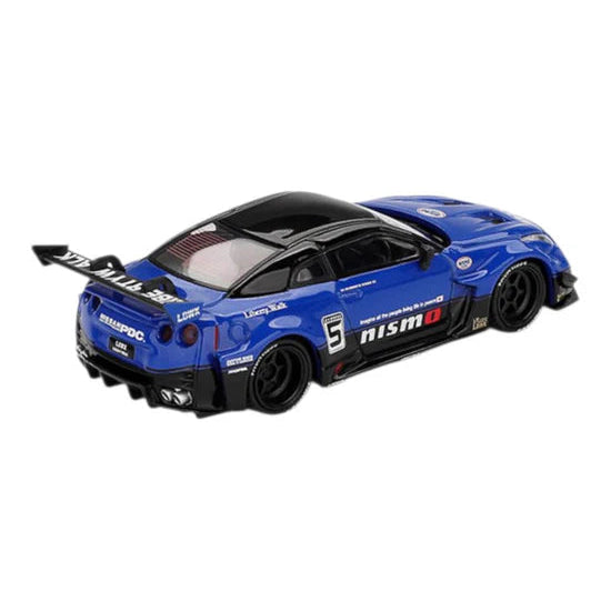 Mini GT Imported Code 1124 - Nissan LB-Silhouette WORKS GT 35GT-RR Ver.2 Blue