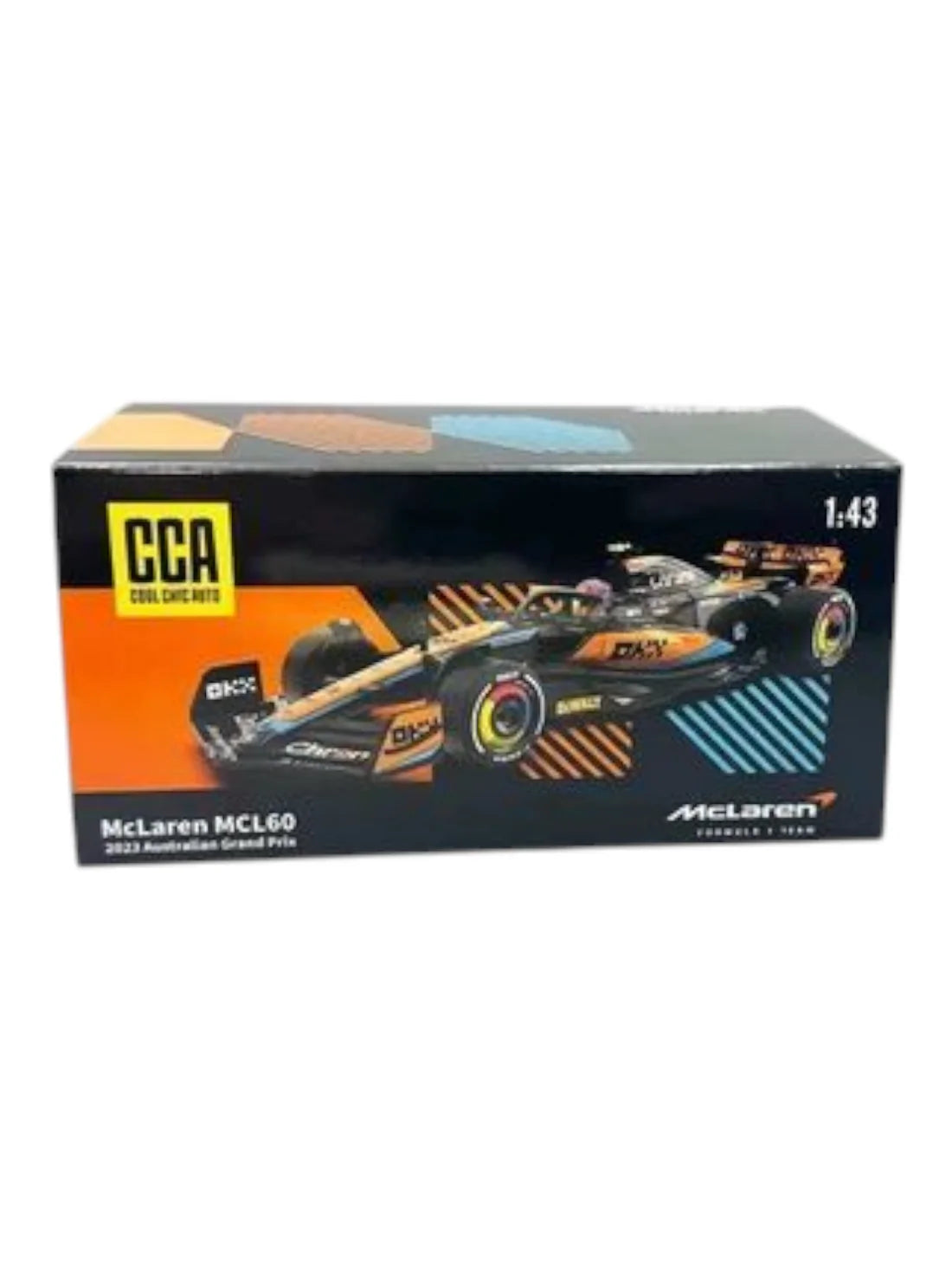 Scale 1 : 43 Official Licensed CCA Cool-Chic Auto Diecast Metal Model Car - 2023 Australian Grand Prix Mclaren F1 MCL60