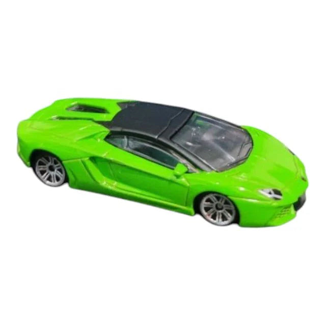 Scale 1 : 64 CCA Lamborghini Aventador SVJ : Green Diecast Metal Model Car