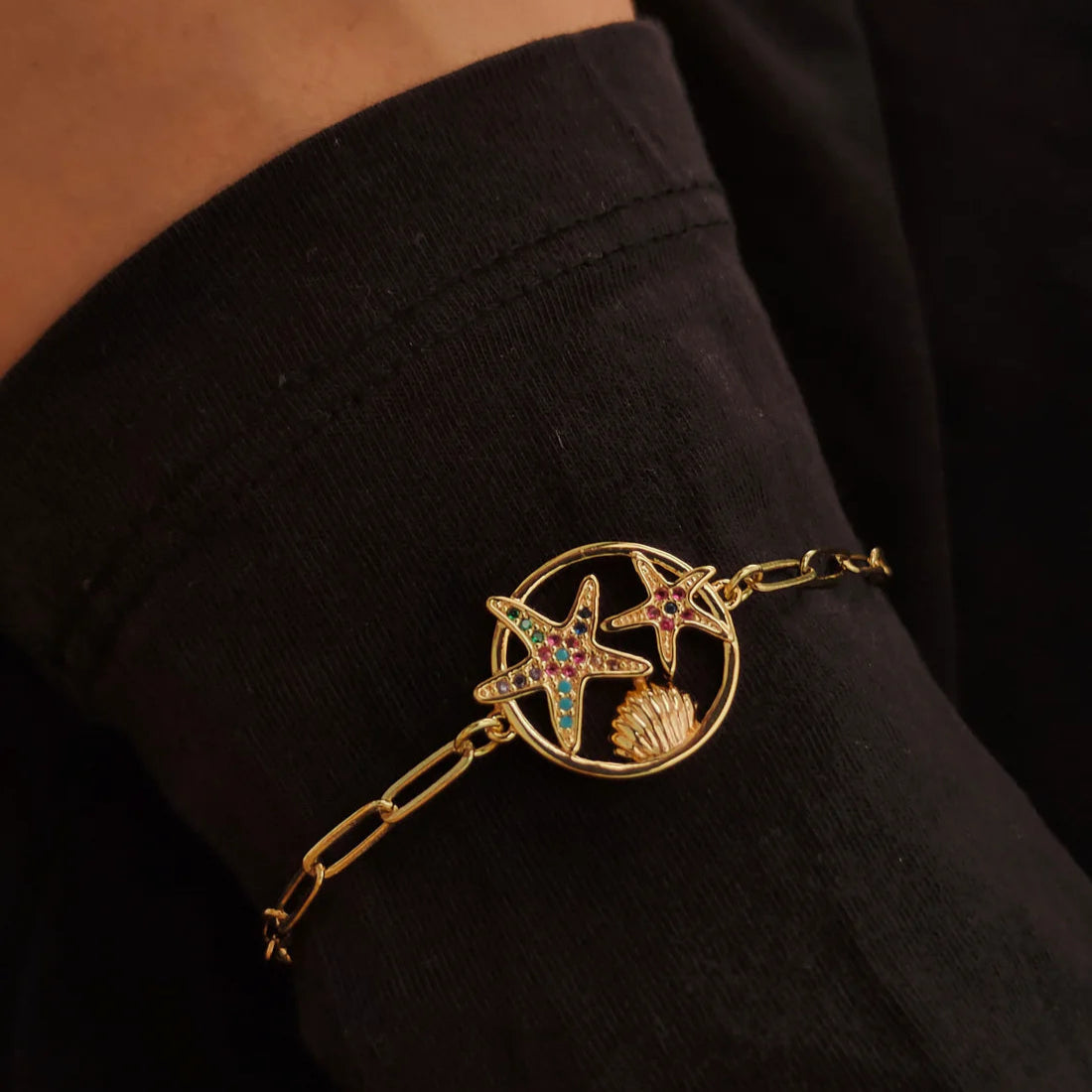 Starfish Link Bracelet (Only Starfish Bracelet Will Be Provided)