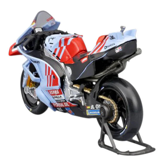 Maisto - 1 : 18 Diecast Scale Model - Official Licensed Product - Team Gresini Racing Moto GP Season 2024 #93 Marc Marquez