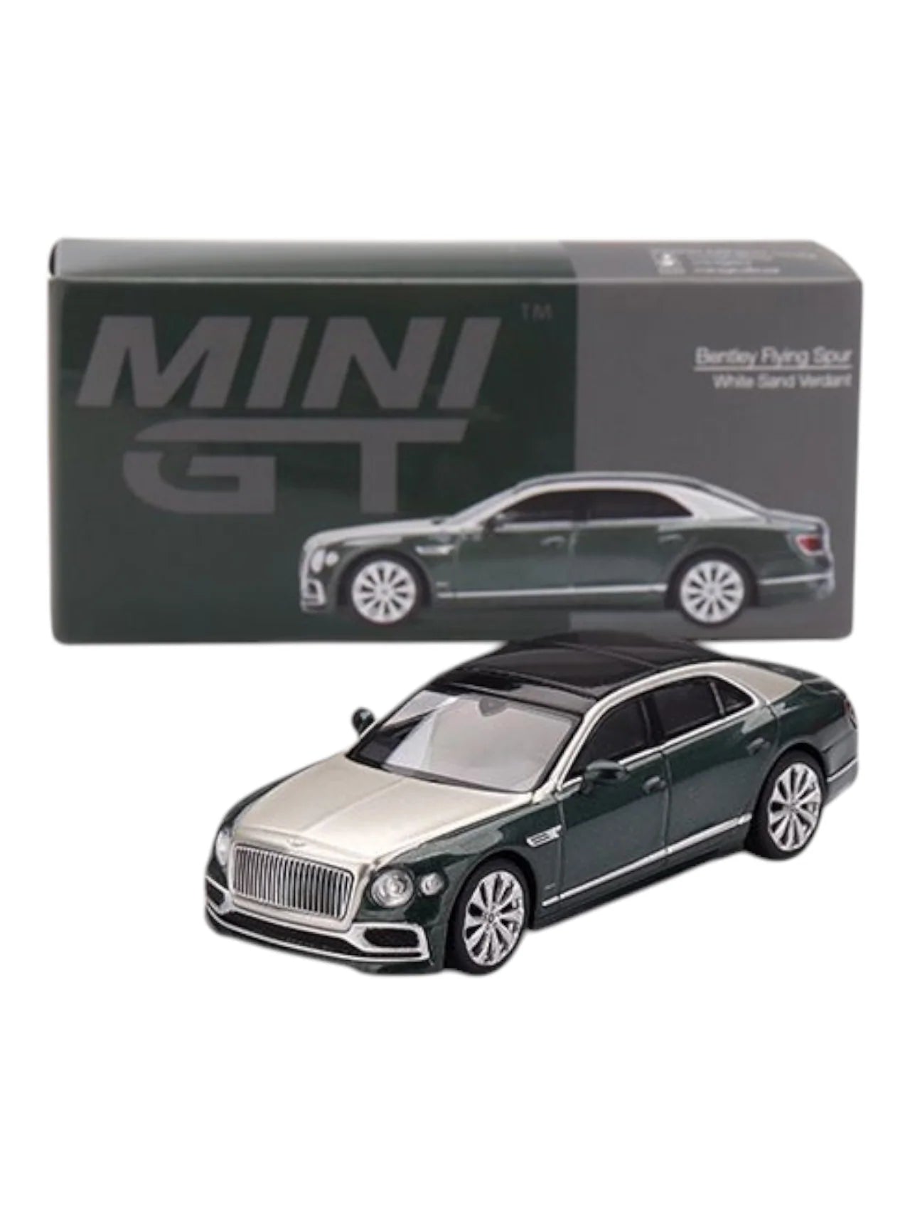 Mini GT Bentley Flying Spur White Sand Verdant 867