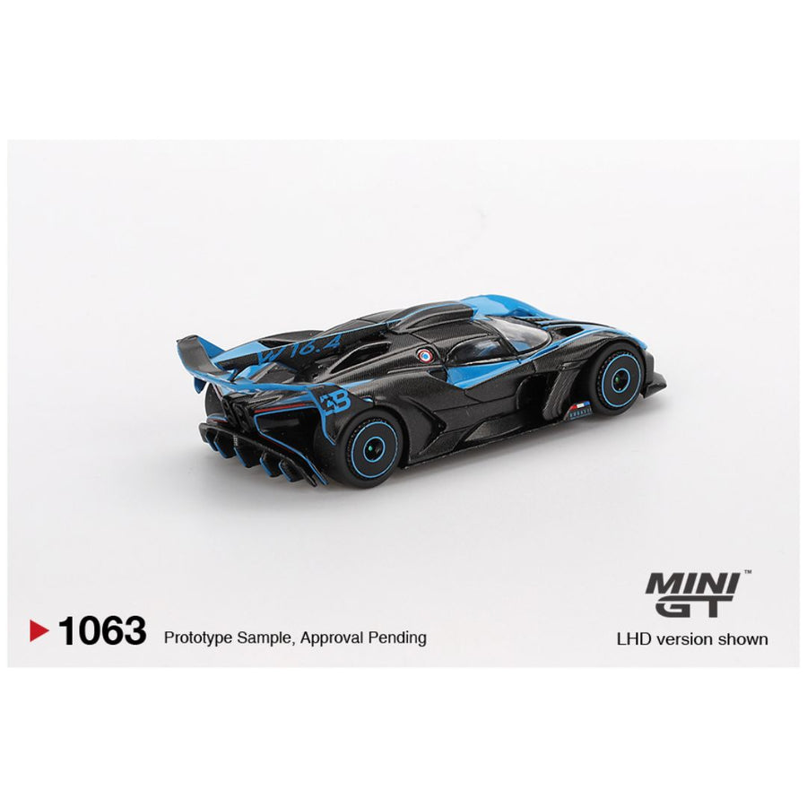 MINI GT 1063 – Bugatti Bolide Presentation