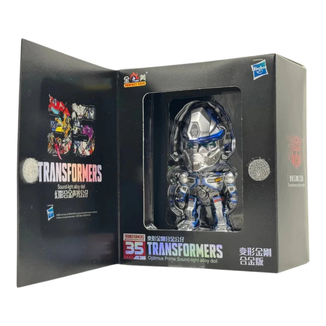 Hasbro Official Transformers Mirage Sound-Light Alloy Doll - Battery Operated