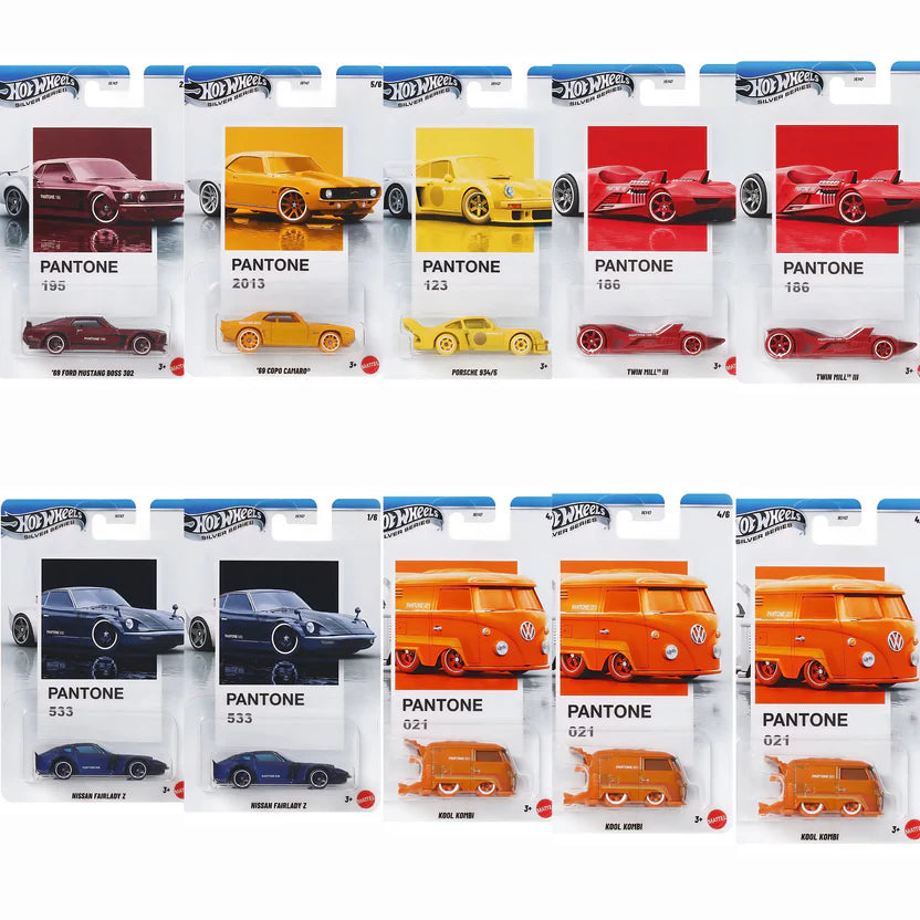 Hot Wheels 2026 Silver Series Pantone Sunset Race A Assortment - Set of 10