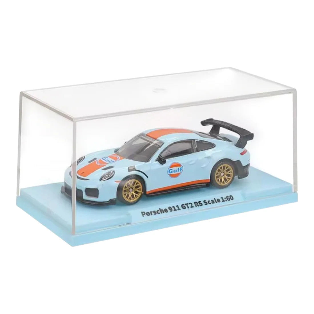 Scale 1 :64 CCA Porsche 911 GT2 RS Scale Model Car With Acrylic Case