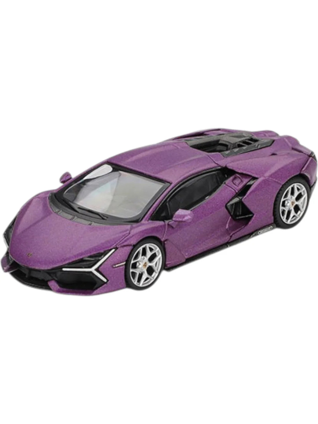 Mini GT Imported Code 1121 - Lamborghini Revuelto Viola 30th Matte