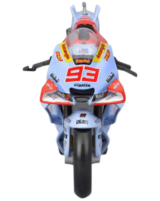 Maisto - 1 : 18 Diecast Scale Model - Official Licensed Product - Team Gresini Racing Moto GP Season 2024 #93 Marc Marquez