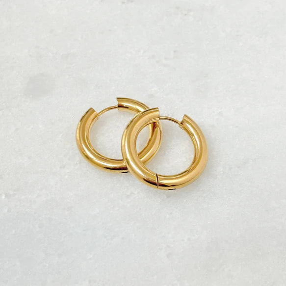 Chunky Gold Hoops
