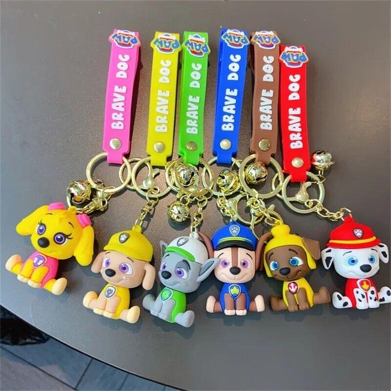 Dog Silicon Keychain with Bagcharm and Strap (Select From Drop Down Menu) - ThePeppyStore