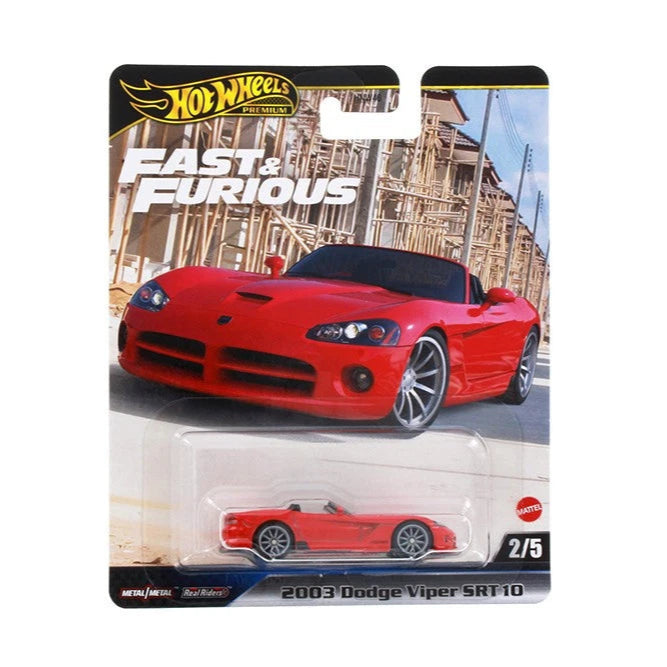 Hot Wheels 2025 Imported Premium Fast & Furious : Tokyo Drift Vehicles Exclusive Collection - 2003 Dodge Viper