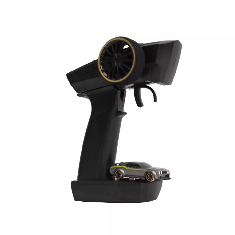 Turbo Racing 1:76 Scale C65 Drift RC Car with Gyro Mini Full Proportional Green Car (No Cod Allowed On This Product) - Prepaid Orders Only